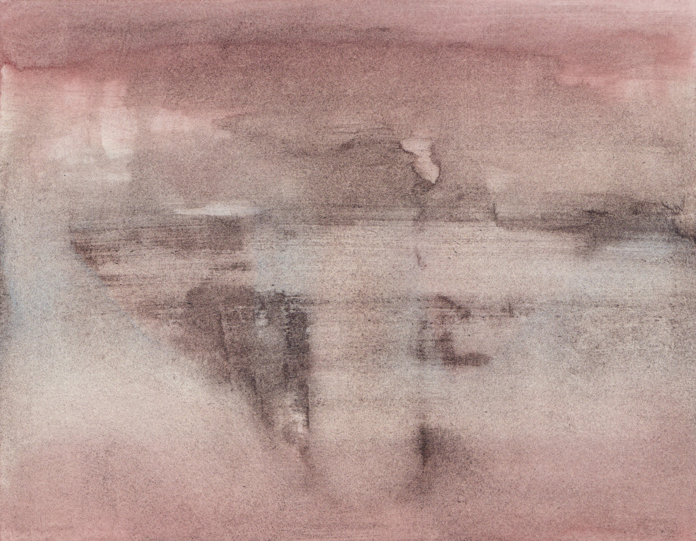 L1417 - Nicholas Herbert, British Artist, abstract painting, Residual Trace - Necropolis, 2022